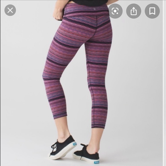 Lululemon wunder under cropped leggings